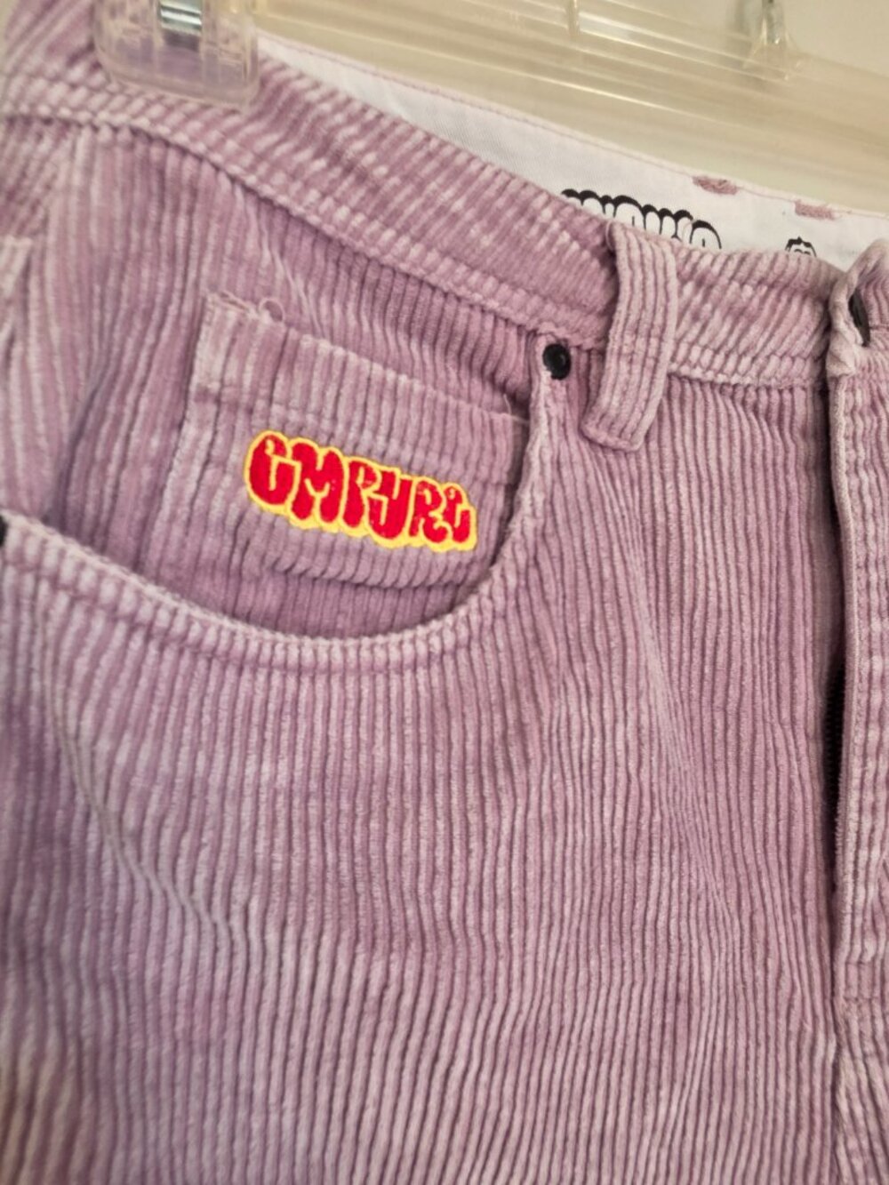Empyre Relaxed Fit Corduroy Skate Pants Purple 28 | Unisex Men Women - Picture 4 of 12